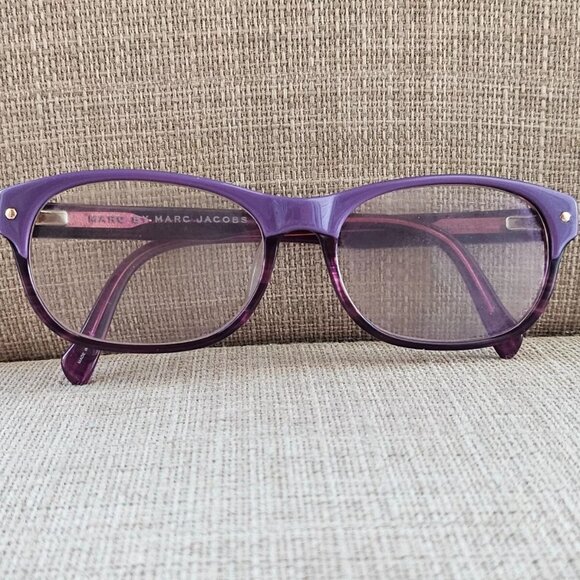 marc by Marc Jacobs Eyeglasses Frame Purple Tone MMJ482 52[]16 135 Glasses - Picture 3 of 12